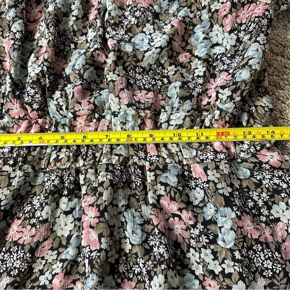 American Eagle Outfitters Floral Mini Dress - Black and Pink - Picture 6 of 8